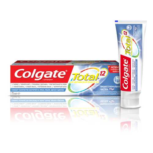 Зубная паста Colgate TOTAL12 Профессиональная чистка 75мл в Мери Кей