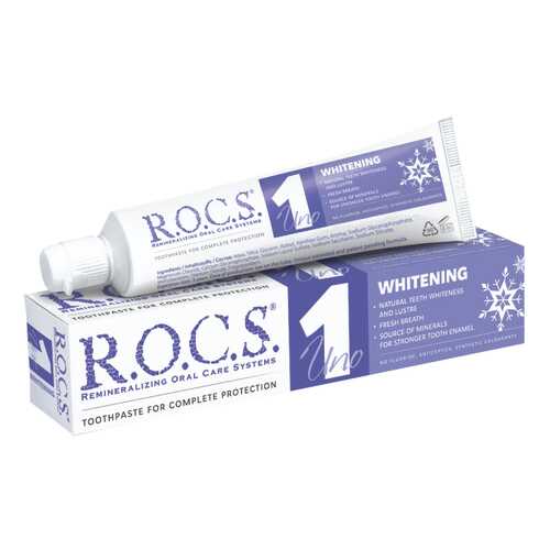 Зубная паста R.O.C.S Uno Whitening 74 г в Мери Кей