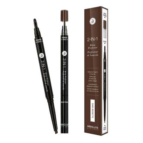 Карандаш-помадка для бровей Absolute New York 2 in 1 Brow Perfecter Dark Brunette в Мери Кей