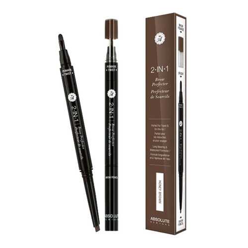 Карандаш-помадка для бровей Absolute New York 2 in 1 Brow Perfecter Honey Brown в Мери Кей