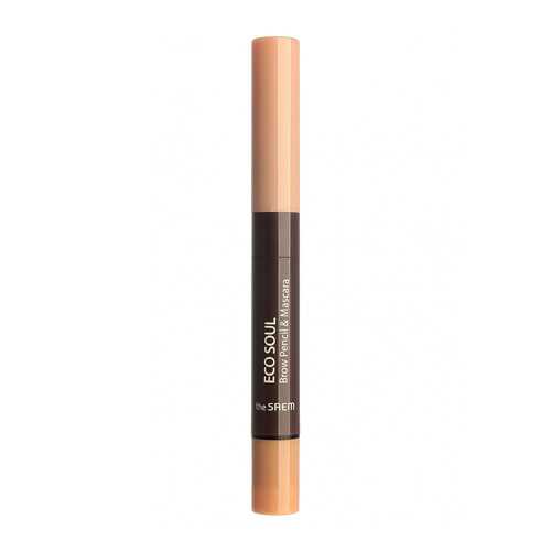 Тушь- карандаш для бровей Eco Soul Brow Pencil & Mascara 01 Light Brown 0,2гр/2,5мл в Мери Кей