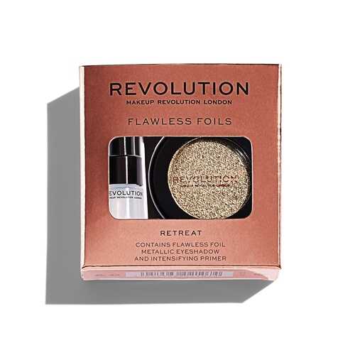 Праймер + тени для век Makeup Revolution Flawless Foils, Retreat в Мери Кей