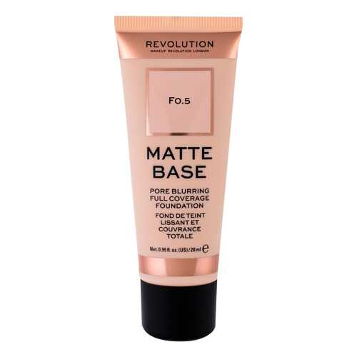 Тональный крем Makeup Revolution Matte Base Foundation F0.5 в Мери Кей