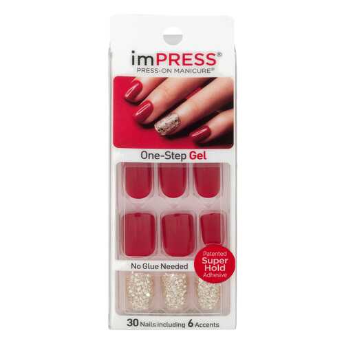 Накладные ногти Kiss Impress Manicure Accent Hard Varnish Tweetheart в Мери Кей