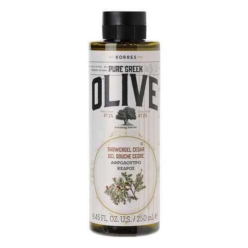 Гель для душа Korres Pure Greek Olive Cedar 250 мл в Мери Кей