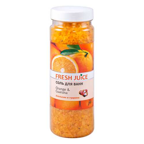 Соль для ванн Fresh Juice «Orange & Guarana» 700 гр в Мери Кей