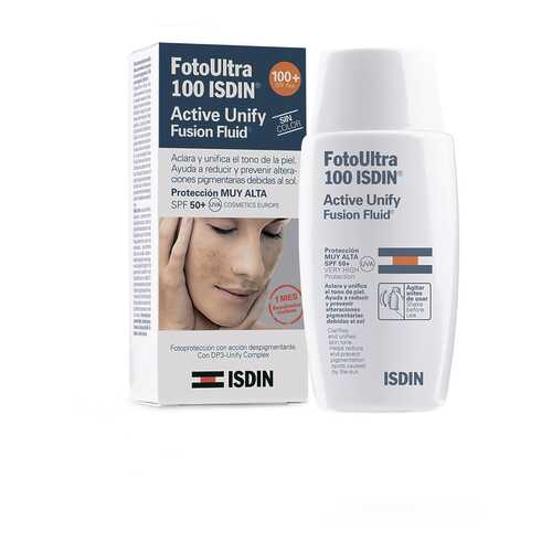 Флюид для лица Isdin Foto Ultra 100 Active Unify Fusion Fluid Sin Color SPF 50+ 50 мл в Мери Кей