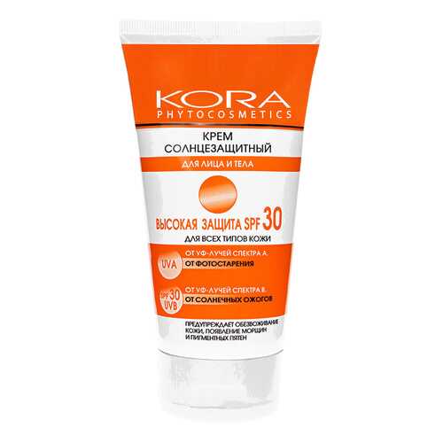 Солнцезащитное средство KORA Высокая защита SPF 30 150 мл в Мери Кей