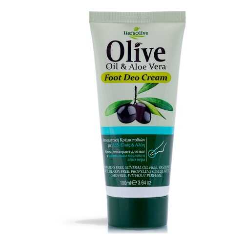 Крем-дезодорант для ног с алоэ вера Herbolive Olive Oil&Aloe Vera Foot Deo Cream в Мери Кей