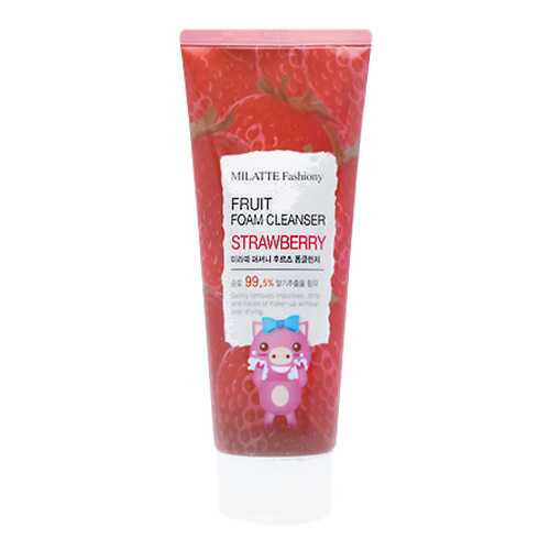 Средство для умывания MILATTE Fashiony Fruit Foam Cleanser Strawberry 150 мл в Мери Кей