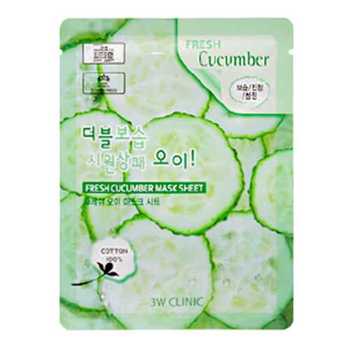 Маска для лица 3W Clinic Fresh Cucumber Mask Sheet 23 мл в Мери Кей