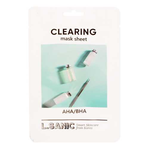 Маска для лица L.SANIC AHA/BHA Clearing Mask Sheet 25 мл в Мери Кей