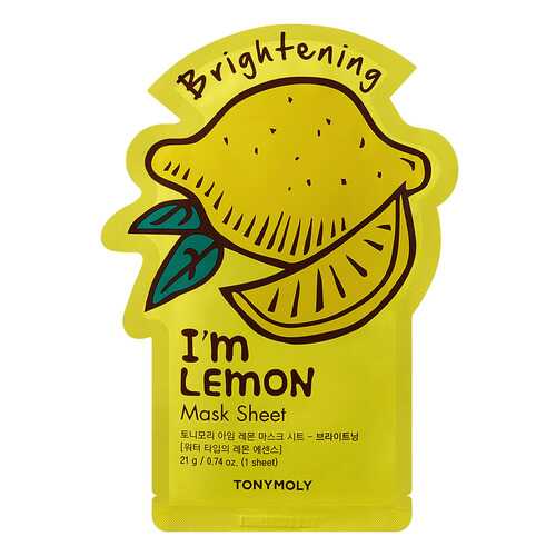 Маска для лица Tony Moly Im Real Lemon Mask Sheet 21 мл в Мери Кей