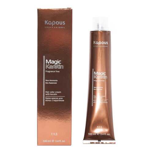 Краска для волос Kapous Professional Magic Keratin Non Ammonia 7.1 Пепельный блонд 100 мл в Мери Кей