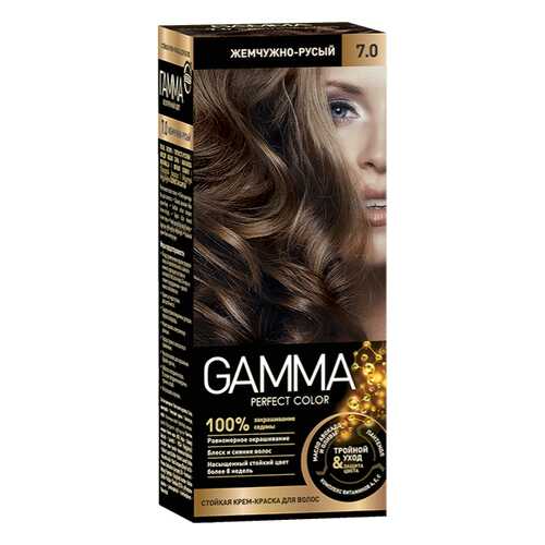 Краска для волос SVOBODA GAMMA Perfect color жемчужно-русый 7,0, 50гр в Мери Кей