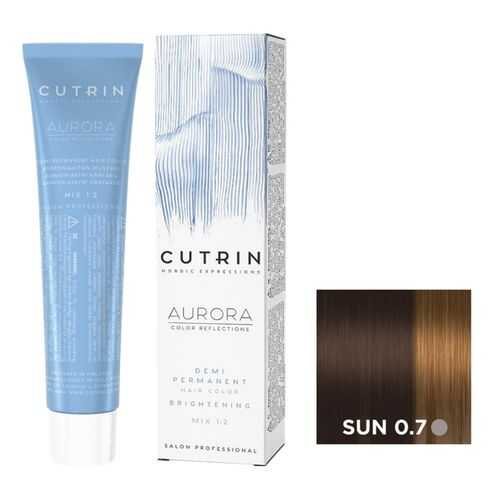 Крем-краситель AURORA DEMI PERMANENT BRIGHTENING CUTRIN SUN 0.7 белые ночи 60 мл в Мери Кей