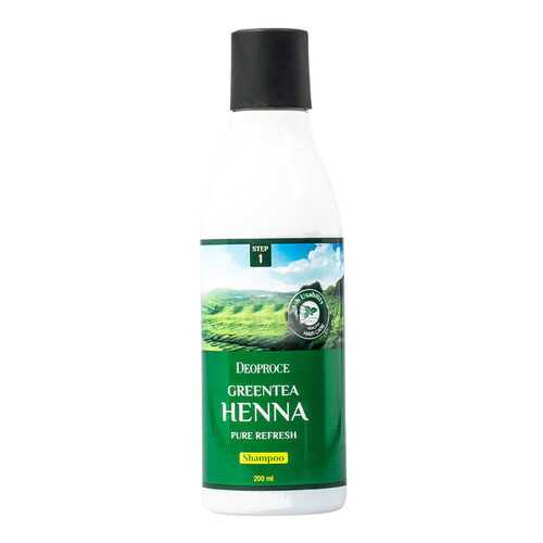 Шампунь Deoproce Green Tea Henna Pure Refresh 200 мл в Мери Кей