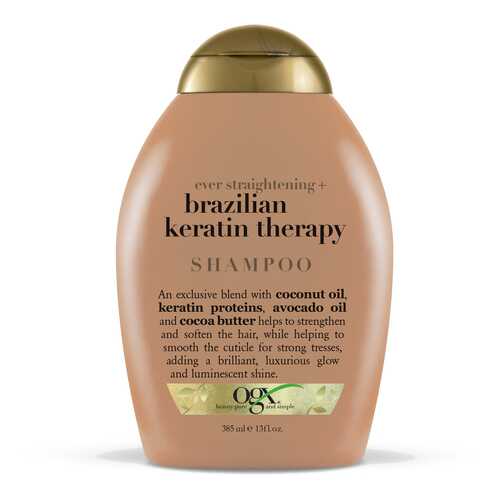 Шампунь OGX Brazilian Keratin Therapy Ever Straight 385 мл в Мери Кей